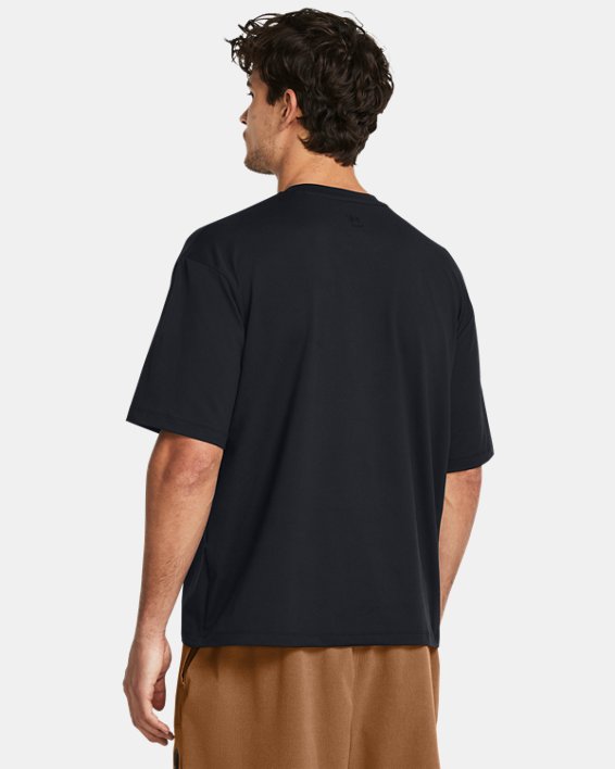 Men's UA Meridian Pocket Short Sleeve, Black, pdpMainDesktop image number 1